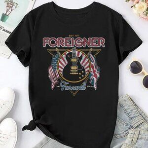 Foreigner Band Vintage 90s T Shirt Rock Music Graphic Fan Gift Retro Concert 51